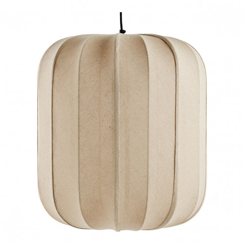 Blanc D'ivoire Suspension CALYPSO En Toile De Jute - ø 45 Cm