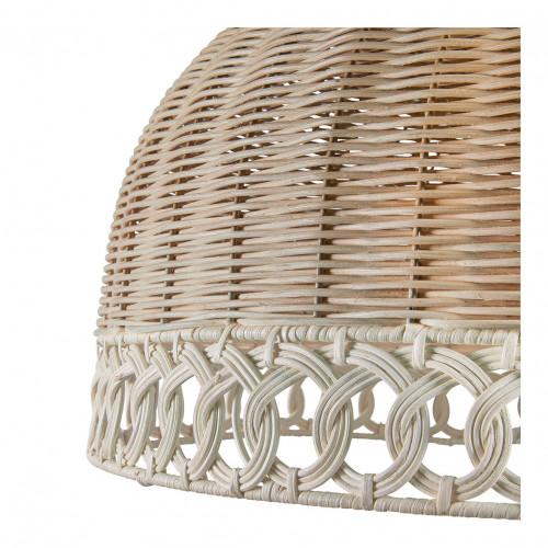 Blanc D'ivoire Suspension JOSÉPHINE En Rotin - Grand Modèle - ⌀ 86 Cm