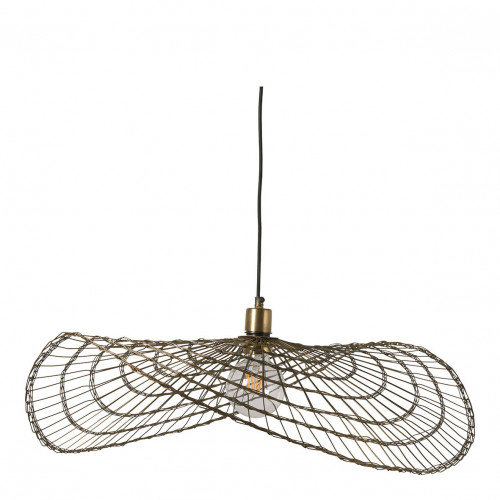 Blanc D'ivoire Suspension MAHA En Métal Finition Bronze - 75 Cm