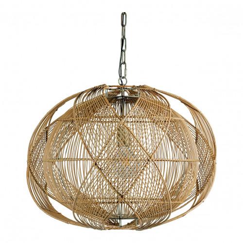 Blanc D'ivoire Suspension NAKISHA En Rotin - ø 65 X 48 Cm
