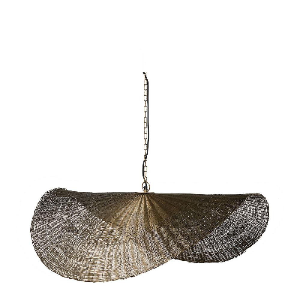 blanc d'ivoire Suspension ORIA en métal finition bronze - 100 cm