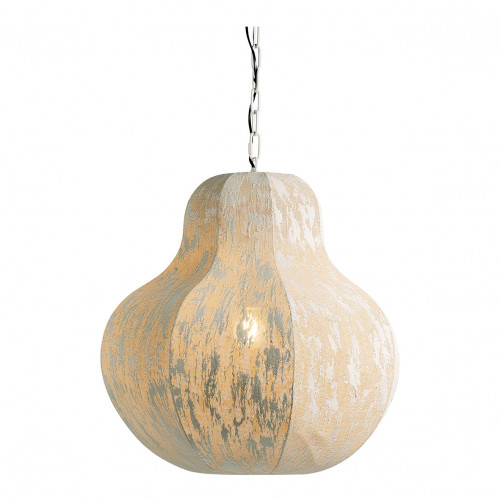 Blanc D'ivoire Suspension SORA En Tissu Et Métal - Crème - ø 60 X 56 Cm