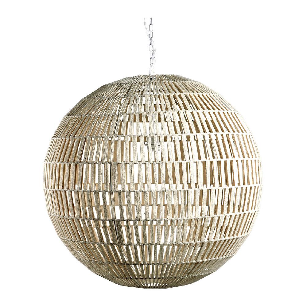 blanc d'ivoire Suspension SPHÈRE en jute - Grand modèle - ø 69 cm blanc d'ivoire Suspension SPHÈRE en jute - Grand modèle - ø 69 cm