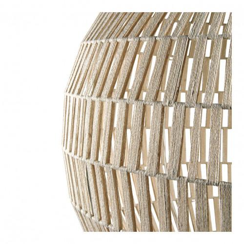 Blanc D'ivoire Suspension SPHÈRE En Jute - Petit Modèle - ø 50 Cm