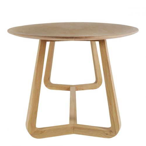 Blanc D'ivoire Table MAXINE En Chêne Clair - 230 X 76 X 110 Cm