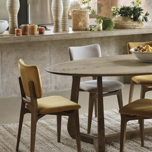 Blanc D'ivoire Table MAXINE - Petit Modèle - 200 X 100 X 76 Cm