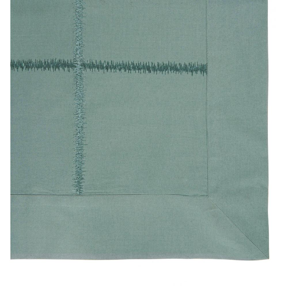 blanc d'ivoire taie d'oreiller gabrielle lagon - 65 x 65 cm