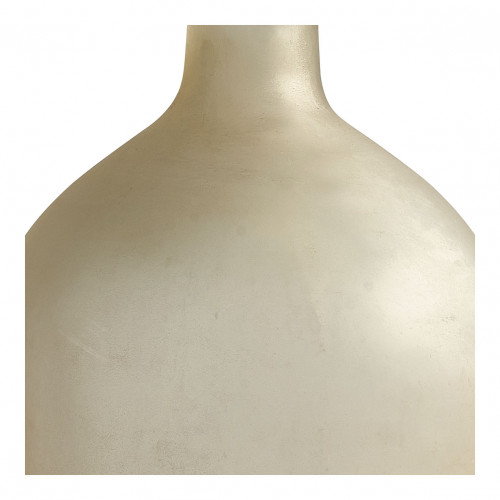 Blanc D'ivoire Vase Bonbonne JEANNE En Verre Givré Rose - Grand Modèle - H. 45 Cm