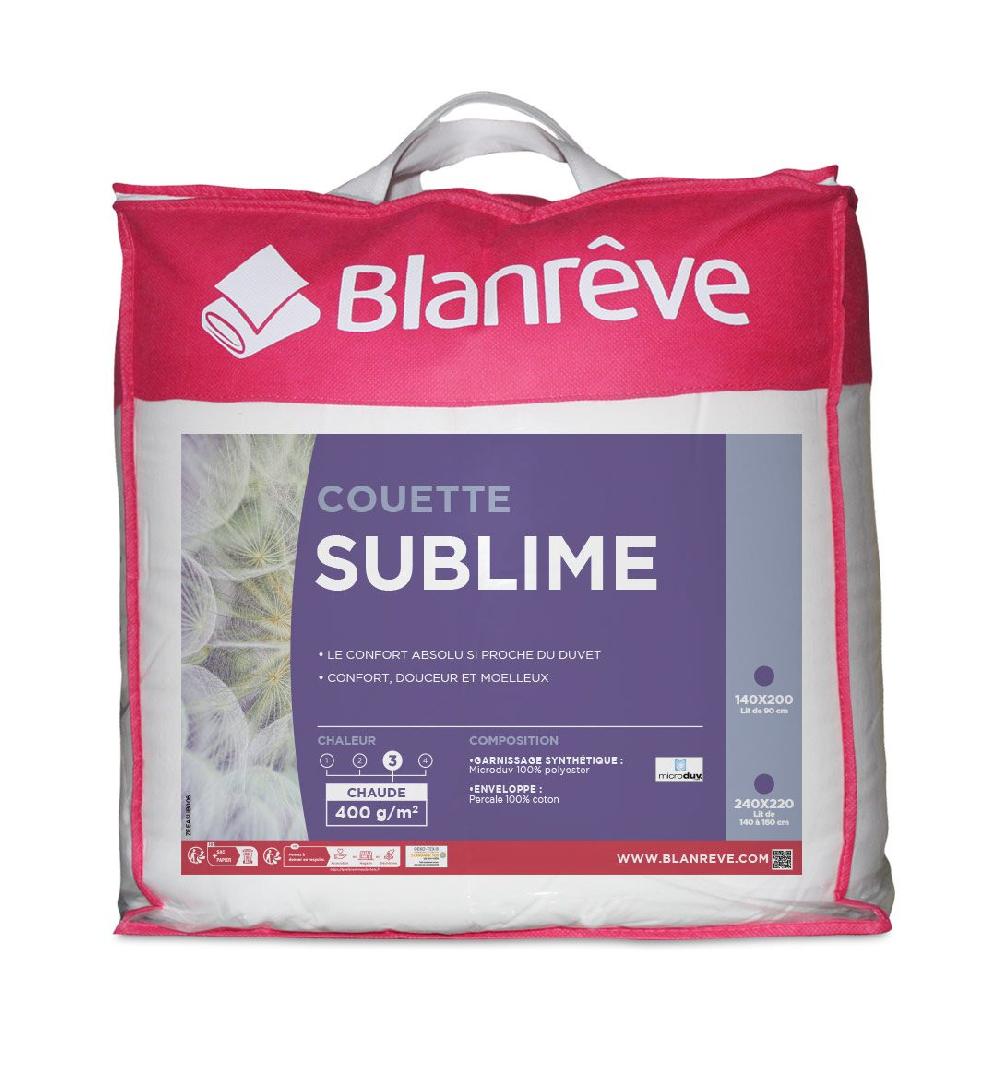 blanrêve Couette chaude synthétique (140x200 et 220x240) Sublime