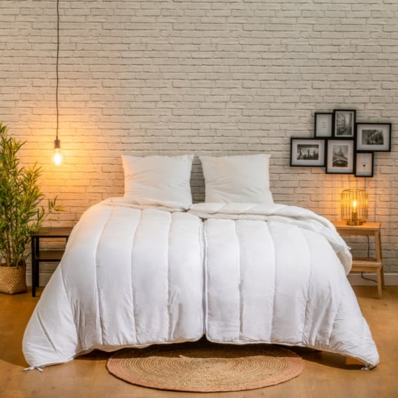 Bleu Calin Couette L'Adaptable Pour 2