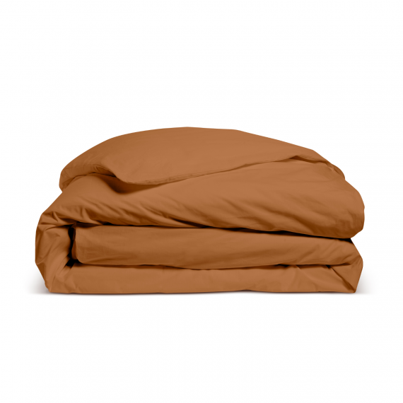 bleu calin Housse de couette percale - Terracotta