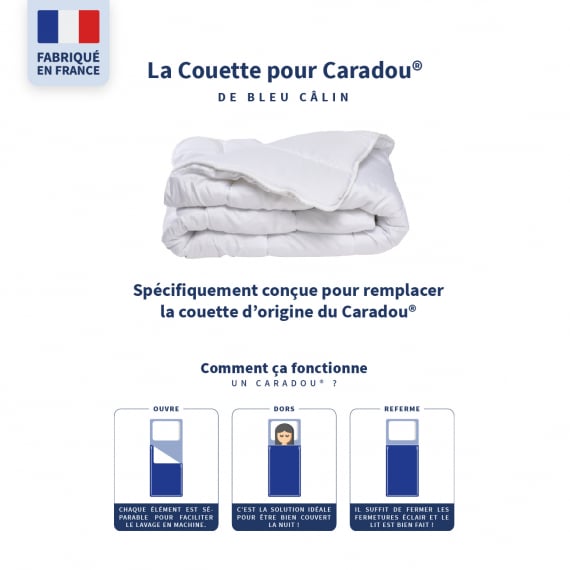 bleu calin La Couette pour Caradou