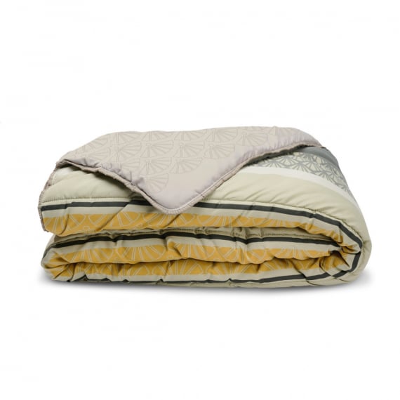 bleu calin Couette imprimée La Baroque [Fabrication Française] Bleu Calin