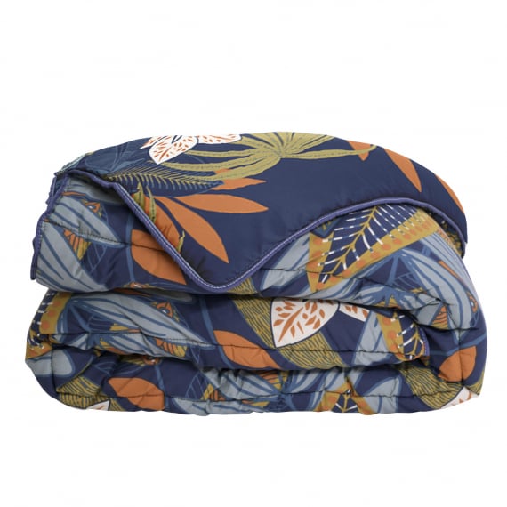bleu calin Couette La Florale [Fabrication Française] Bleu Calin