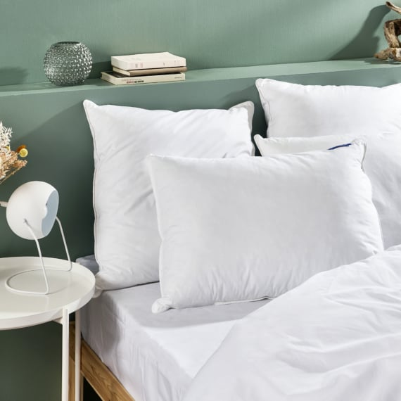 bleu calin Le duo d'Oreillers Mémoire de forme Mixte