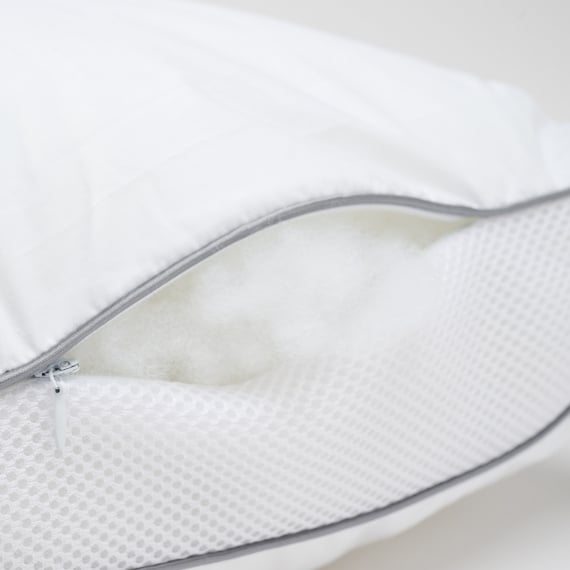 Bleu Calin ?️ Oreiller Premium Ventilé Bleu Câlin – Confort Ajustable & Fabrication Française