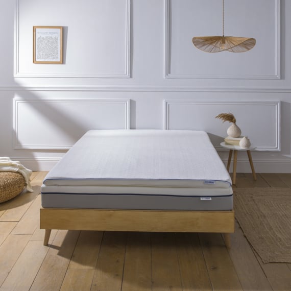 Bleu Calin Surmatelas Mémoire De Forme L'Accueillant