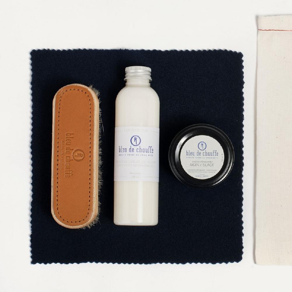 Bleu De Chauffe Kit Entretien Sac Cuir - Noir