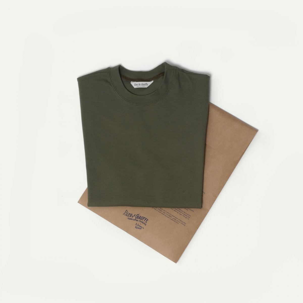 Bleu De Chauffe Le T Shirt Made In France - Kaki