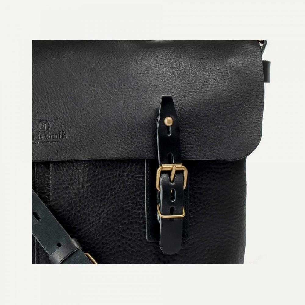 Bleu De Chauffe Patte Besace Lucien - Noir