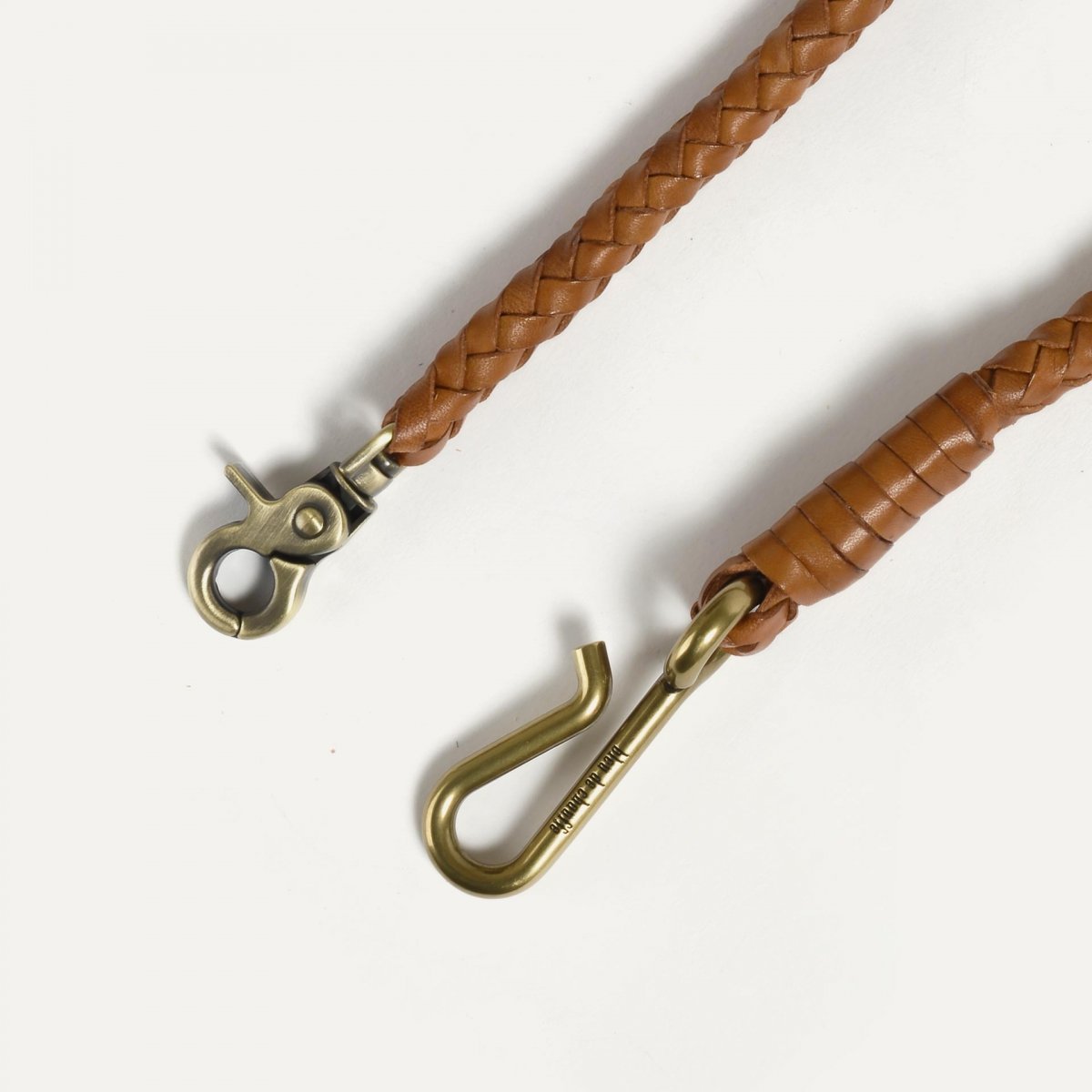 Bleu De Chauffe Porte Clé Tressé Hook L - Miel