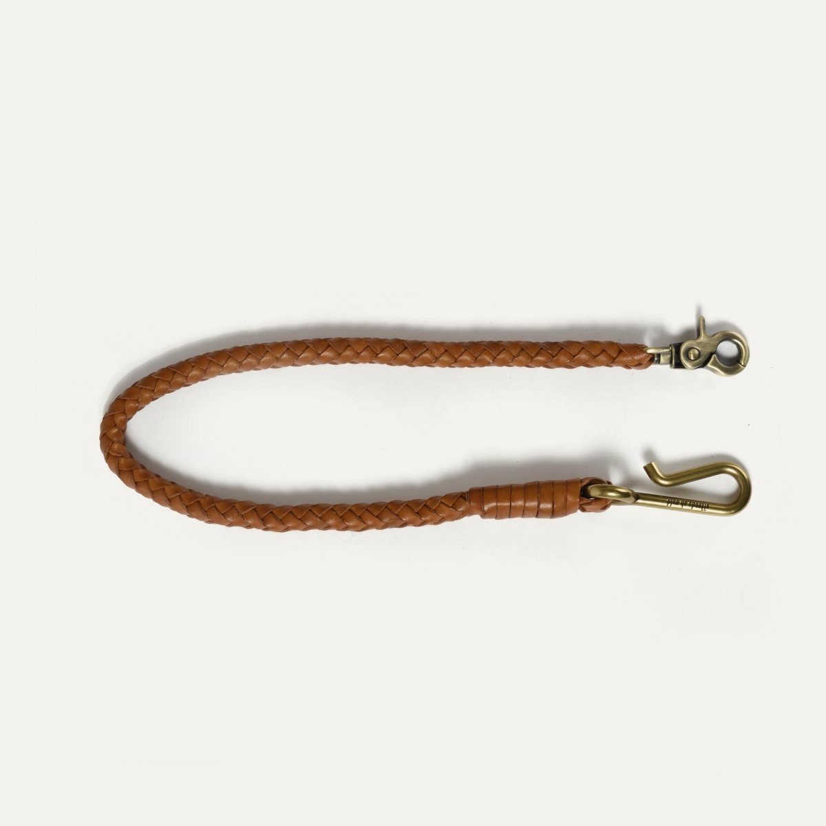 bleu de chauffe Porte clé tressé Hook L - Miel