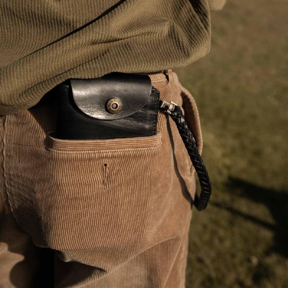 Bleu De Chauffe Porte Clé Tressé Hook L - Noir