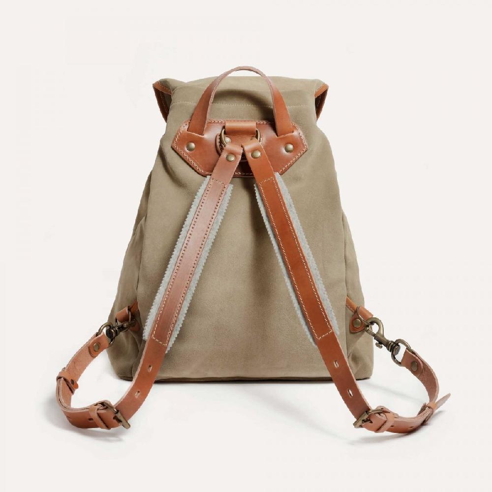 Bleu De Chauffe Sac à Dos Camp / Cuir Velours - Rock