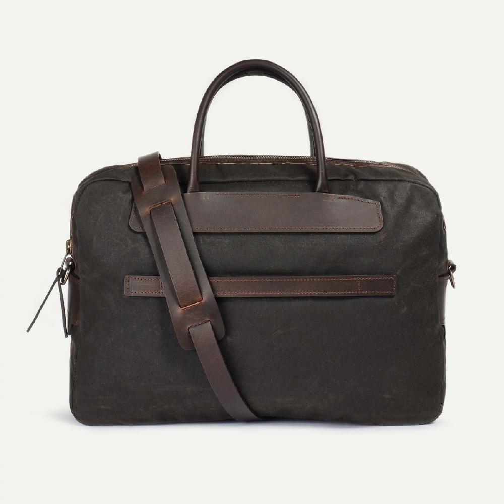 Bleu De Chauffe Sac Business Hélios - Kaki Waxé