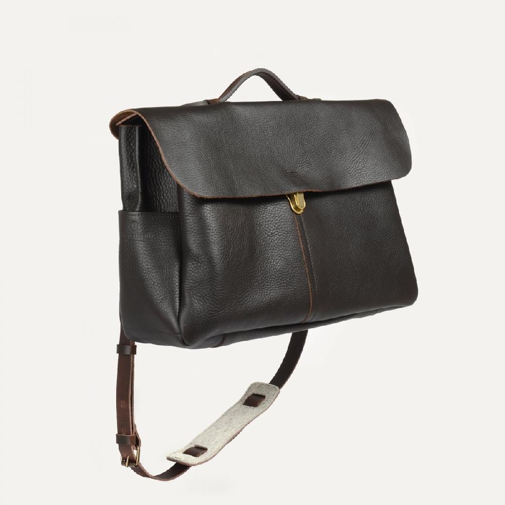 Bleu De Chauffe Sac Cartable Charles - Marron Brun