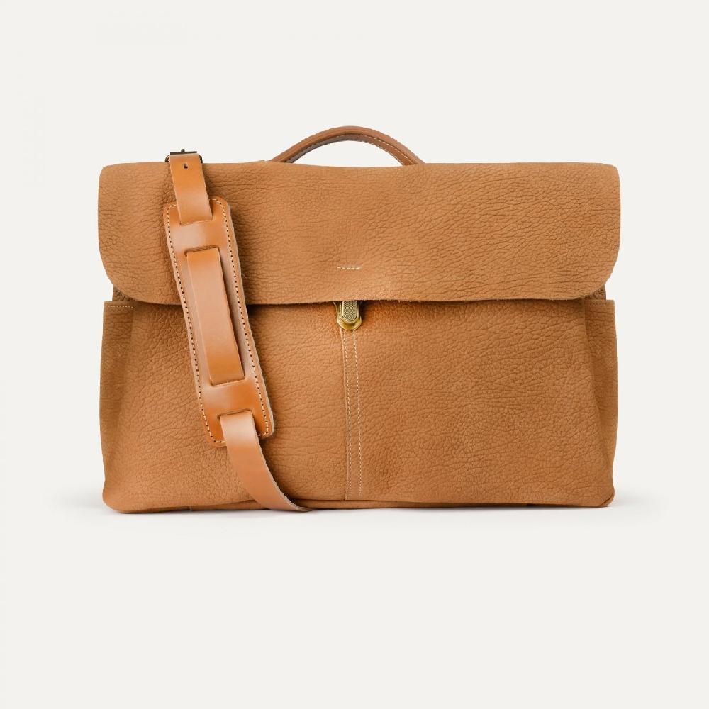 Bleu De Chauffe Sac Cartable Charles - Soft Camel
