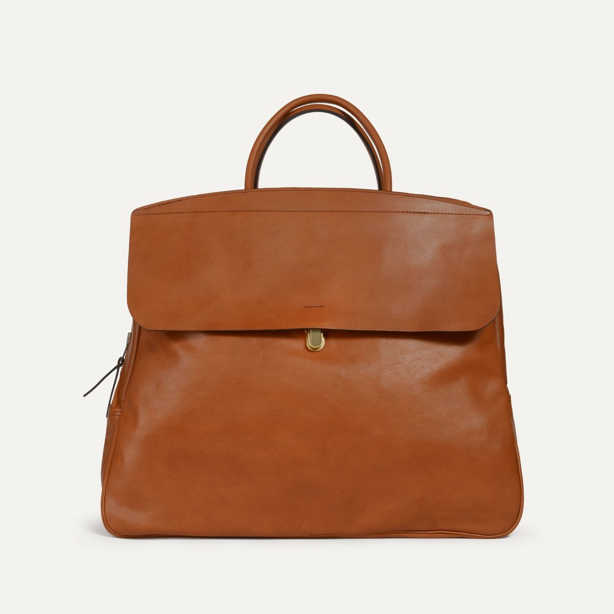 Bleu De Chauffe Sac De Voyage En Cuir - Zoom - Havane