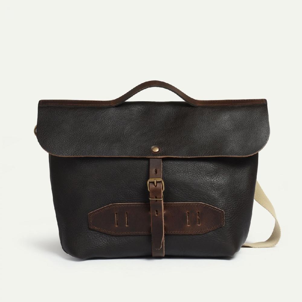 bleu de chauffe Sac postier - Lazard Marron brun bleu de chauffe Sac postier - Lazard Marron brun