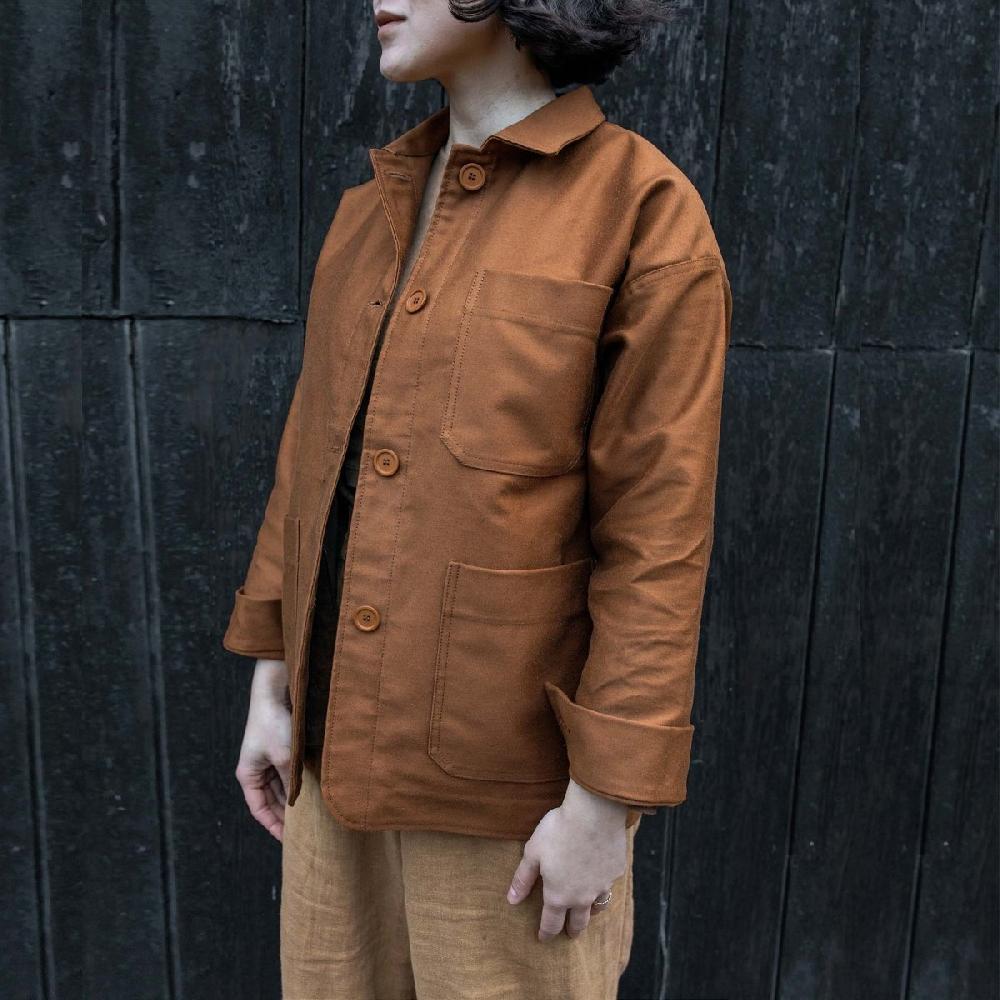 Bleu De Chauffe Veste De Travail Gervaise - Cumin