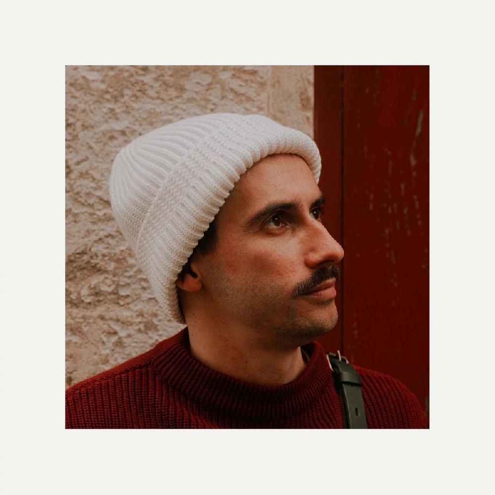 Bleu De Chauffe Bonnet Le Guilvinec En Laine Mérinos - Ecru - Style Marin