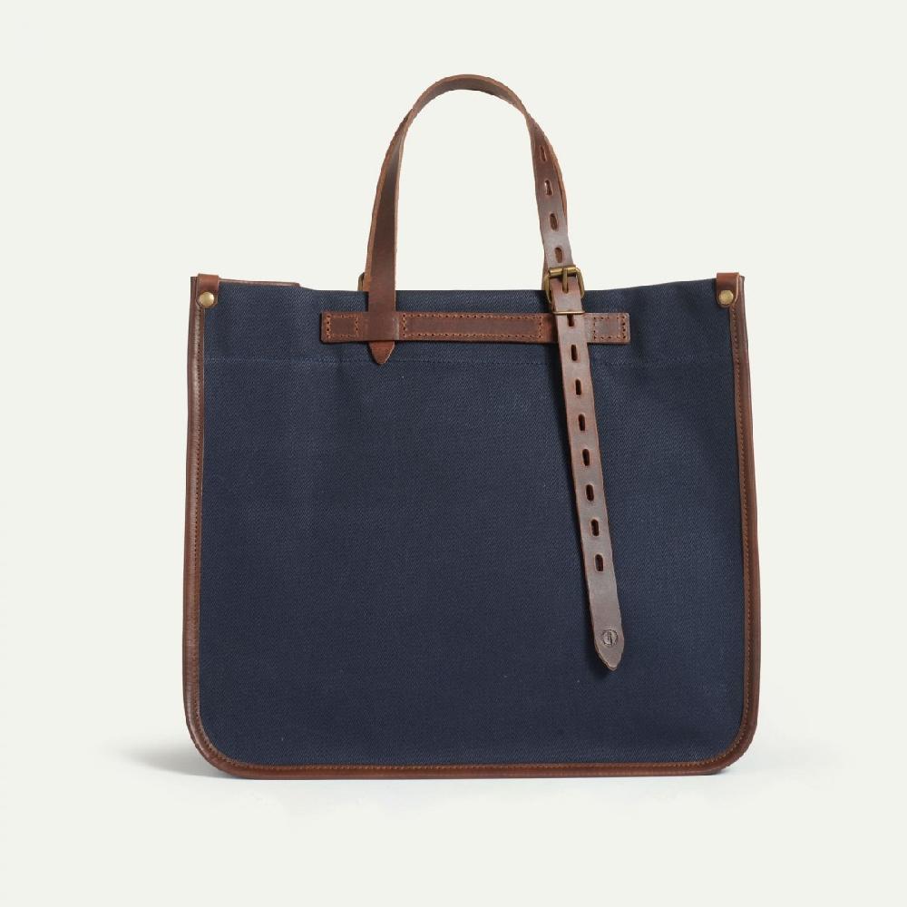 Bleu De Chauffe Cabas Bazar - Bleu Marine - Sac Cabas Homme Et Femme - Bleu De Chauffe