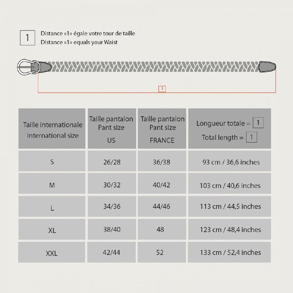 Bleu De Chauffe Ceinture Cléo Tressée - Marron Brun Suédé - Ceinture Femme I Bleu De Chauffe