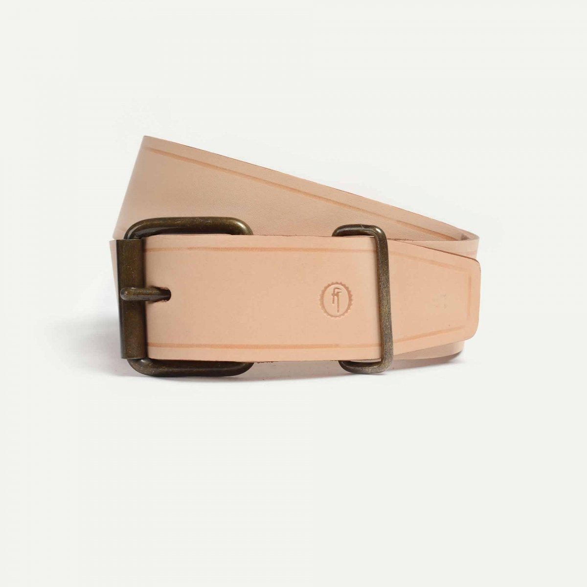 Bleu De Chauffe Ceinture Cuir Fabriqué En France - Fred Naturel - Artisanat Français