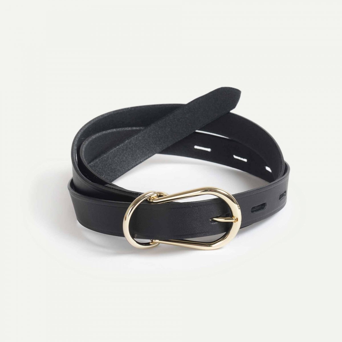 Bleu De Chauffe Ceinture Cuir Femme Cléo - Fabriquée En France I Bleu De Chauffe