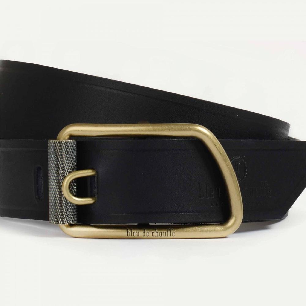 Bleu De Chauffe Ceinture Cuir Homme Tendance Maillon - Made In France