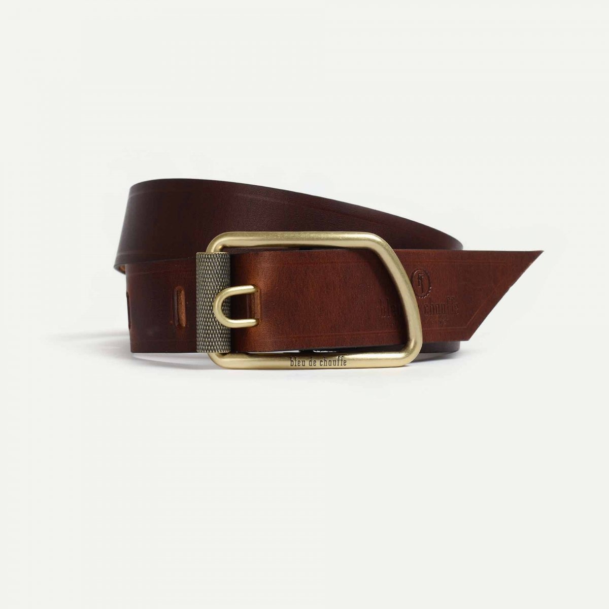bleu de chauffe Ceinture Cuir Homme tendance Maillon - Made in France