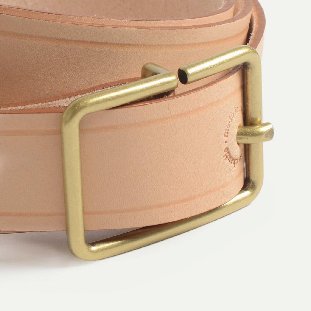 Bleu De Chauffe Ceinture Cuir Naturel - Fabrication Artisanale I Made In France