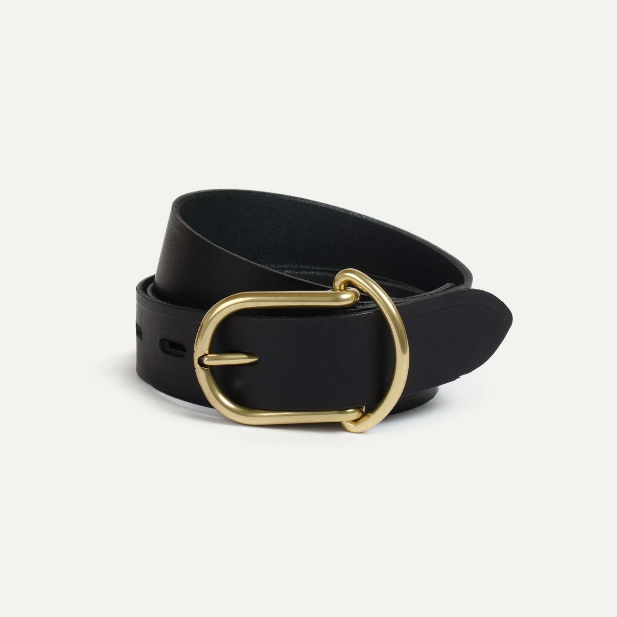 Bleu De Chauffe Ceinture Manchette - Noir - Maroquinerie Française