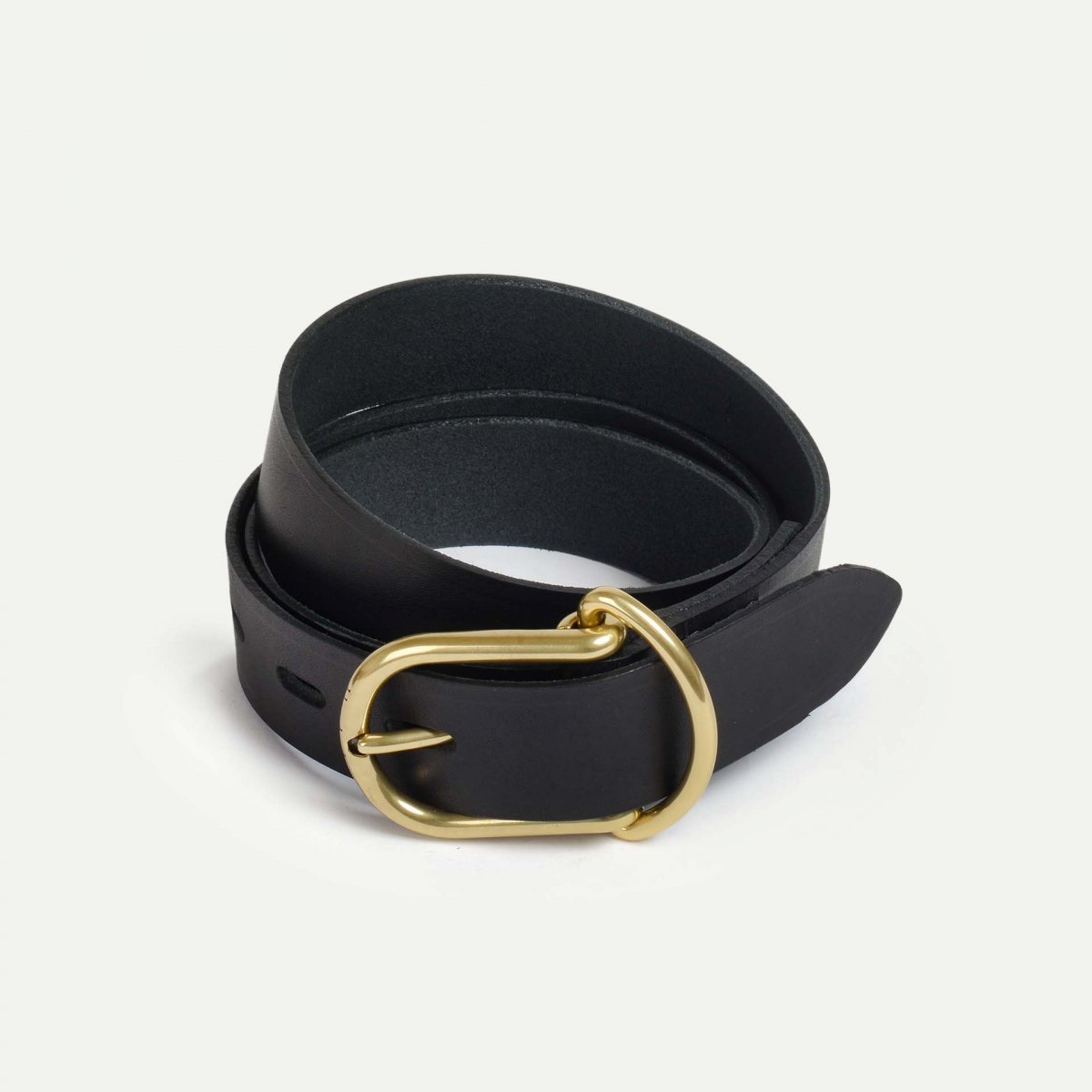 Bleu De Chauffe Ceinture Manchette - Noir - Maroquinerie Française