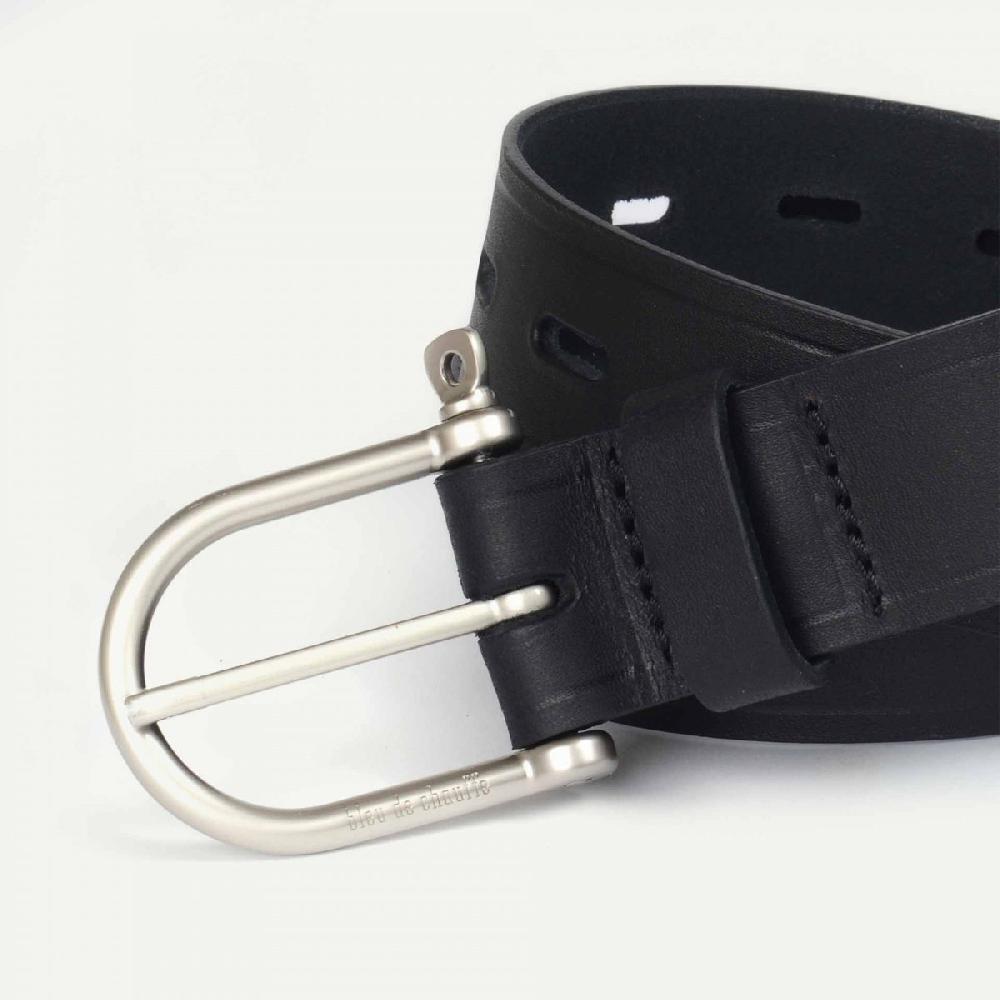 Bleu De Chauffe Ceinture Noire - Manille - Accessoire Homme - Artisanat Français