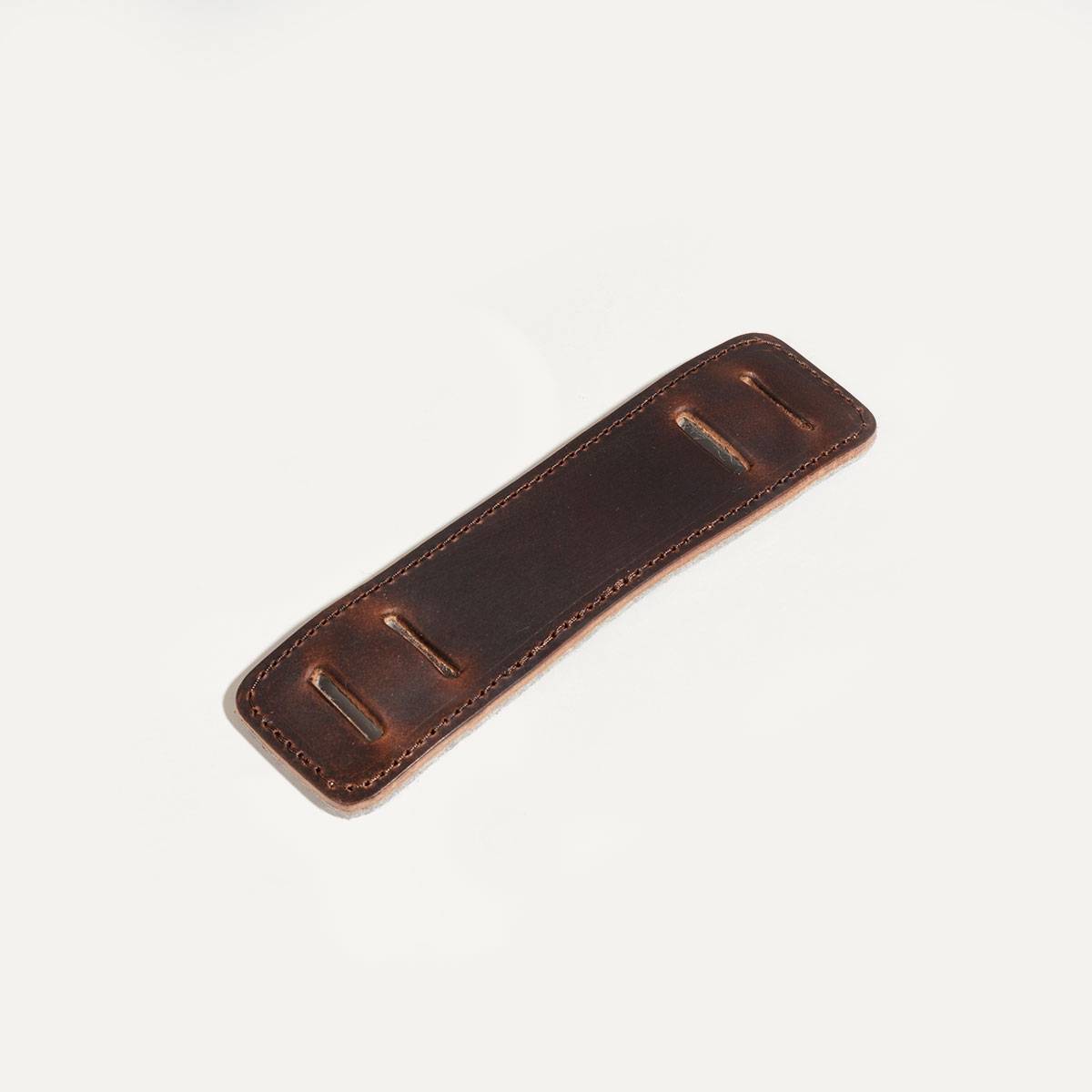 bleu de chauffe Epaulette Cuir I Maroquinerie de luxe