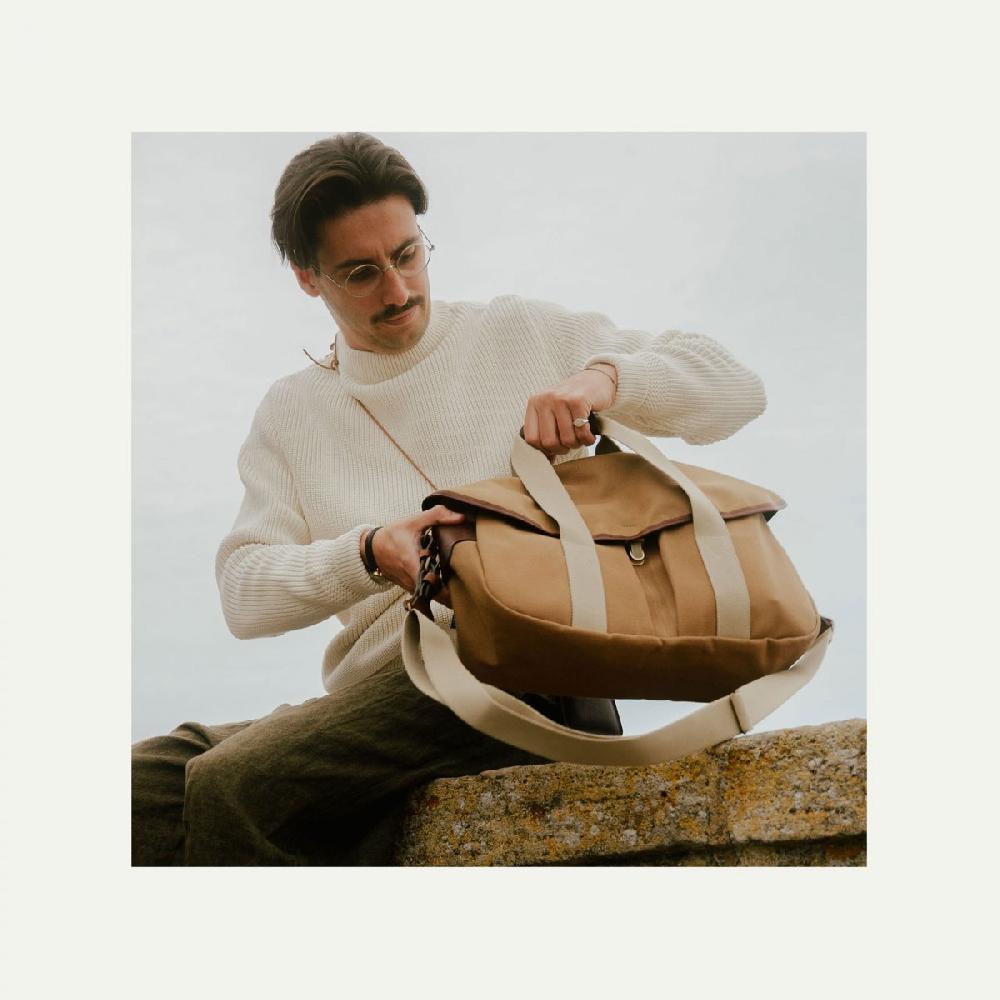 Bleu De Chauffe LE PULL CANCALE - Le Pull Fabriqué En France - Ecru