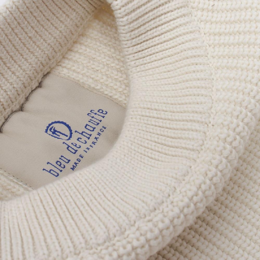 Bleu De Chauffe LE PULL CANCALE - Le Pull Fabriqué En France - Ecru