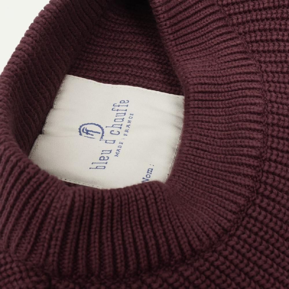 Bleu De Chauffe LE PULL CANCALE - Le Pull Marin Made In France - Bordeaux