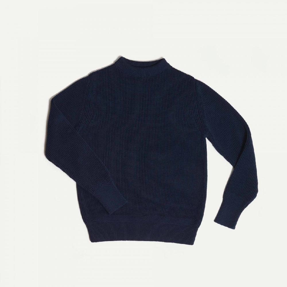 Bleu De Chauffe LE PULL CANCALE Le Pull Marin Made In France By Bleu De Chauffe - Bleu Marine